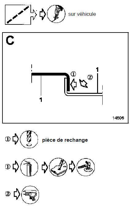Nota : le nombre de points de bouchonnage n'est pas