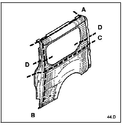 Pieces concernees (épaisseur en mm) :