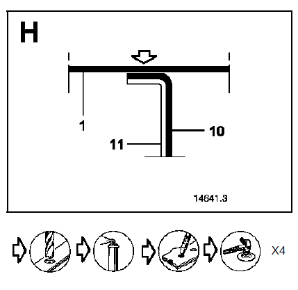 Nota : cette opération est à réaliser sur chacune des