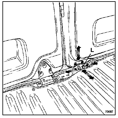 Assurer l'affleurement de la zone 2 par les vis de la