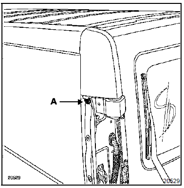 Déposer la vis (a).