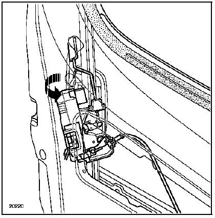 Dégager la serrure.