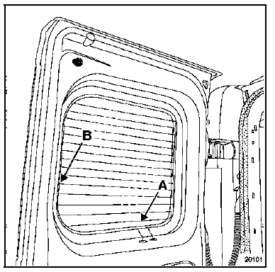 Débrancher les connecteurs de dégivrage (a).