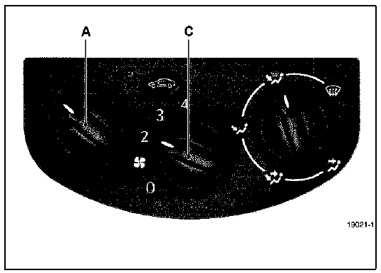 Réglage de la température de l'air