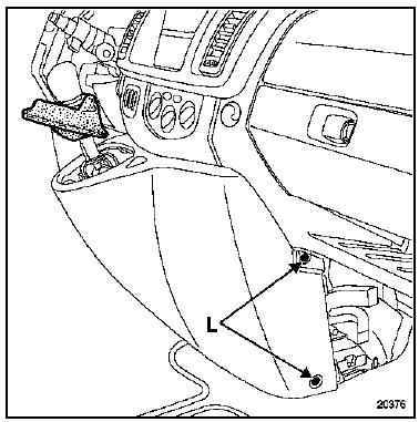 Déclipser le soufflet de levier de commande de