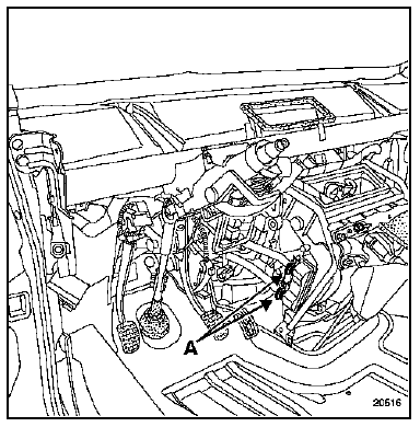 Déposer le faisceau électrique et la platine relais (fixations liées à la