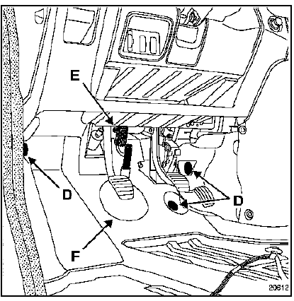 Dégager partiellement le joint d'entrée de porte.