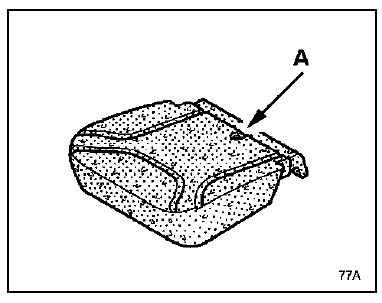 Garnissage de siege arriere