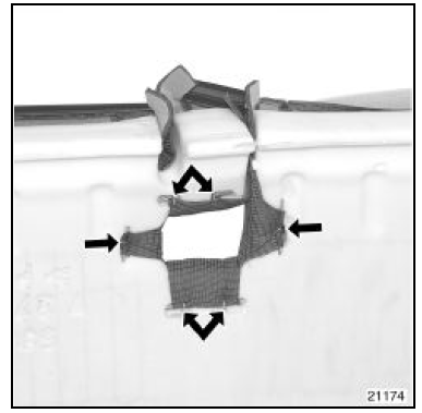 Attention : de ne pas détériorer les brins de