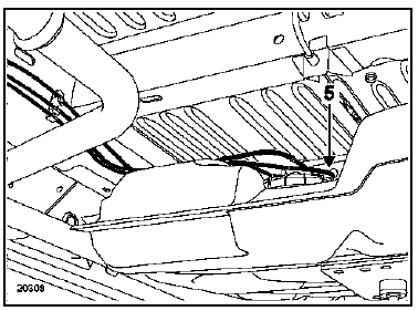 Mettre en place la grue d'atelier.