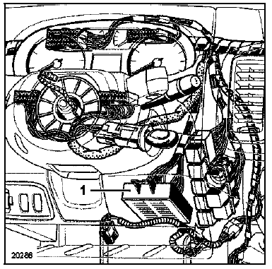 D'un voyant rouge antidémarrage situé sur le tableau