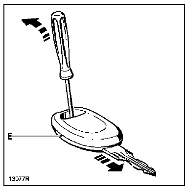 Ouverture d'une tete de cle (avec telecommande)