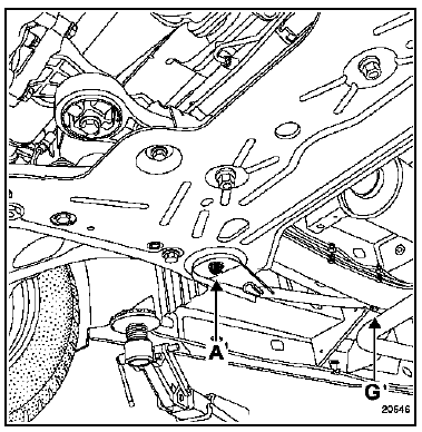 Mécanique avant en place