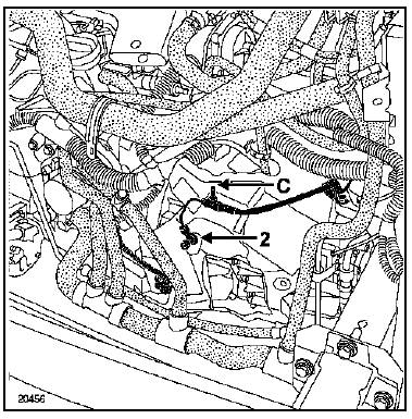 Placer un chiffon sous le récepteur puis désaccoupler